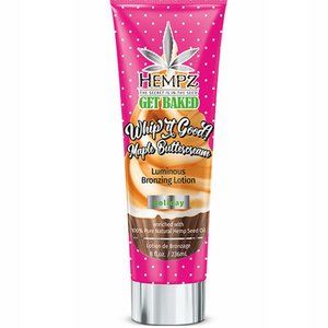 Hempz Get Baked Maple Butter Cream Luminous Bronzing Lotion, 8 ounce